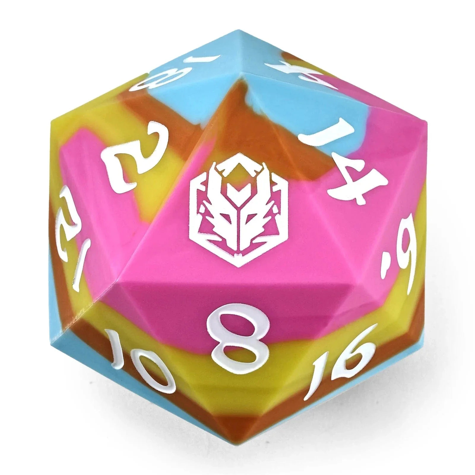 HY00428: 55mm Chonk Rubber Silicon D20 - Radiant Whispers