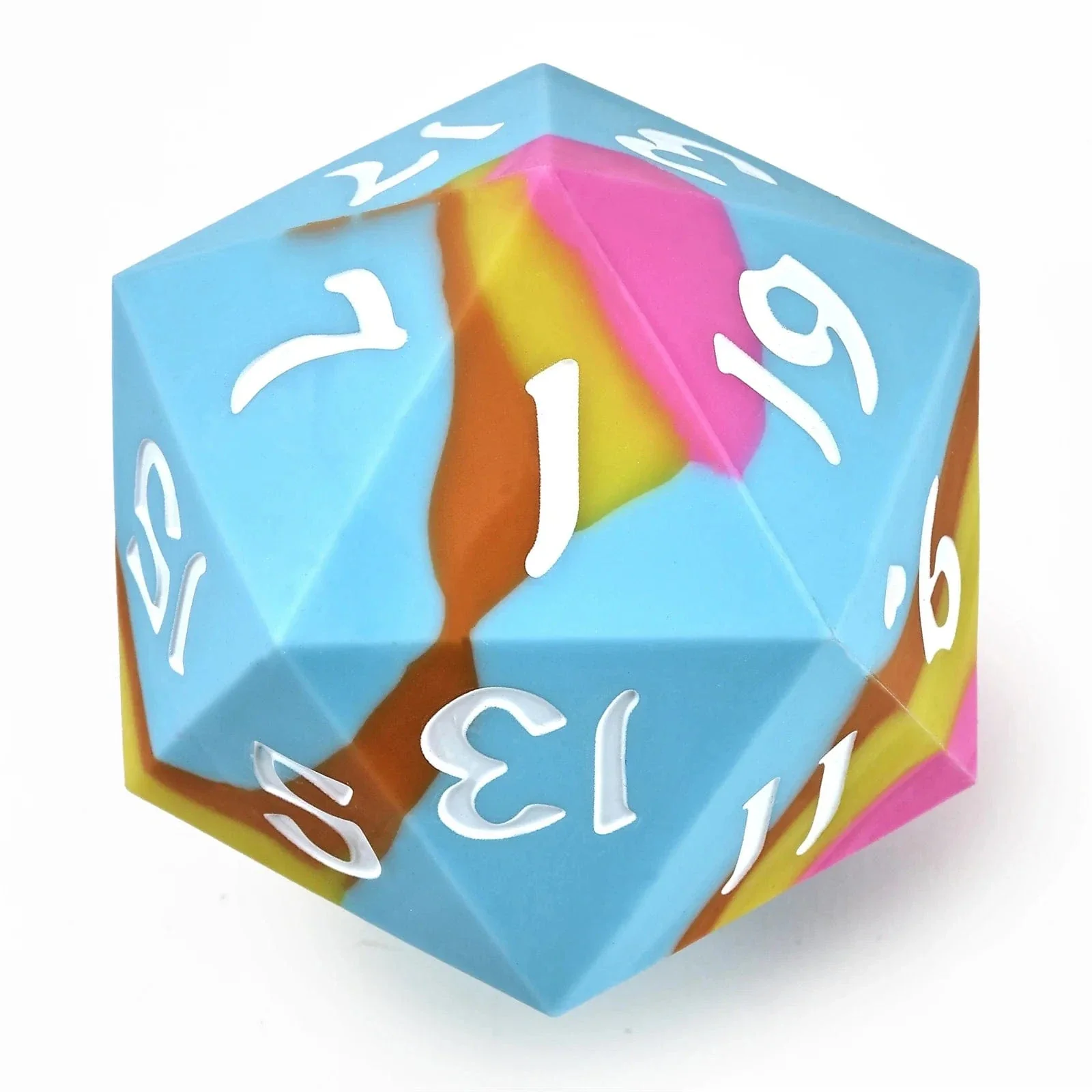 HY00428: 55mm Chonk Rubber Silicon D20 - Radiant Whispers - Image 2