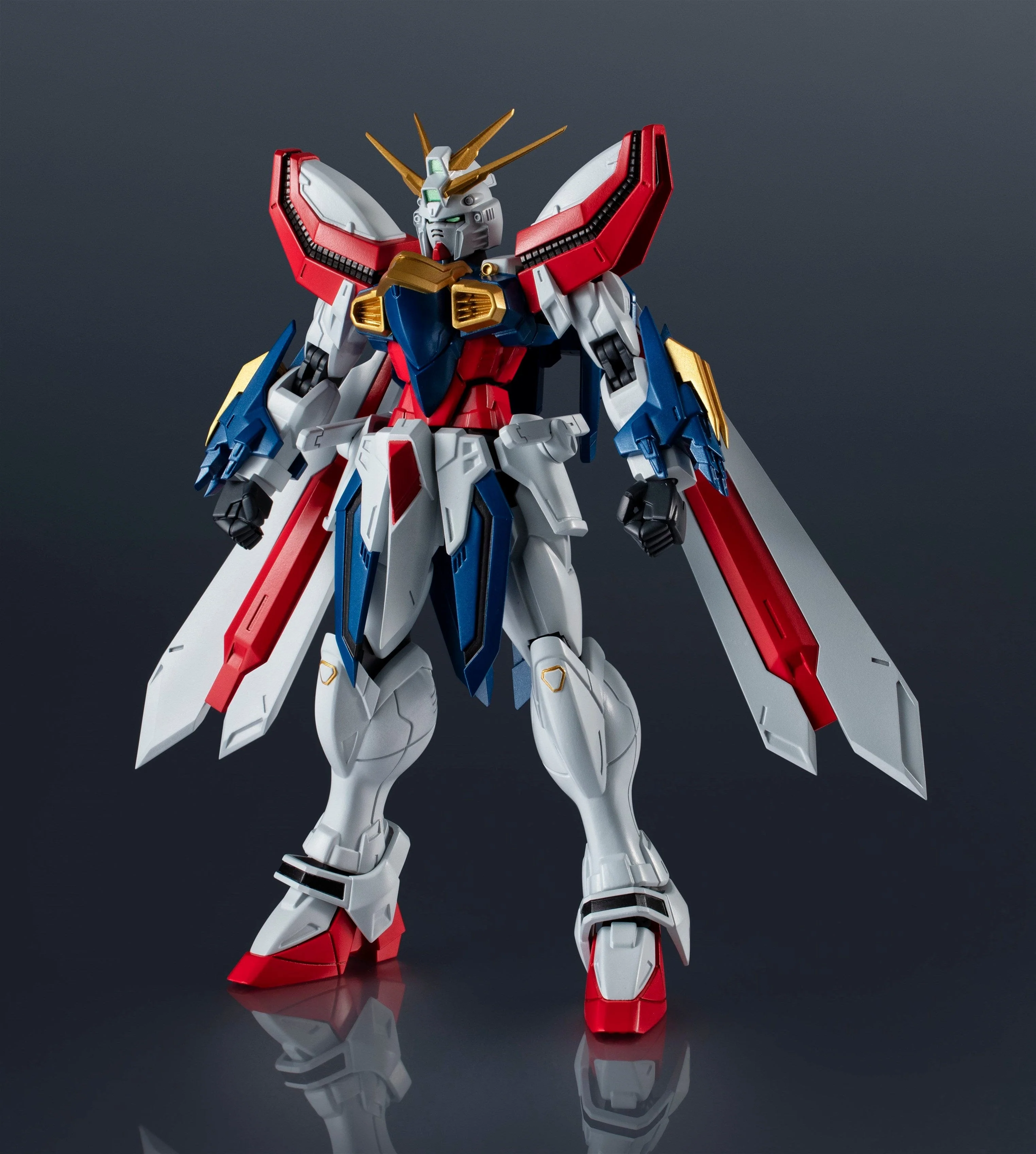 Action Figure: Mobile Fighter G Gundam - "GF13-017NJII Burning Gundam Renewal", Tamashii Nations Gundam Universe (6") - Image 2
