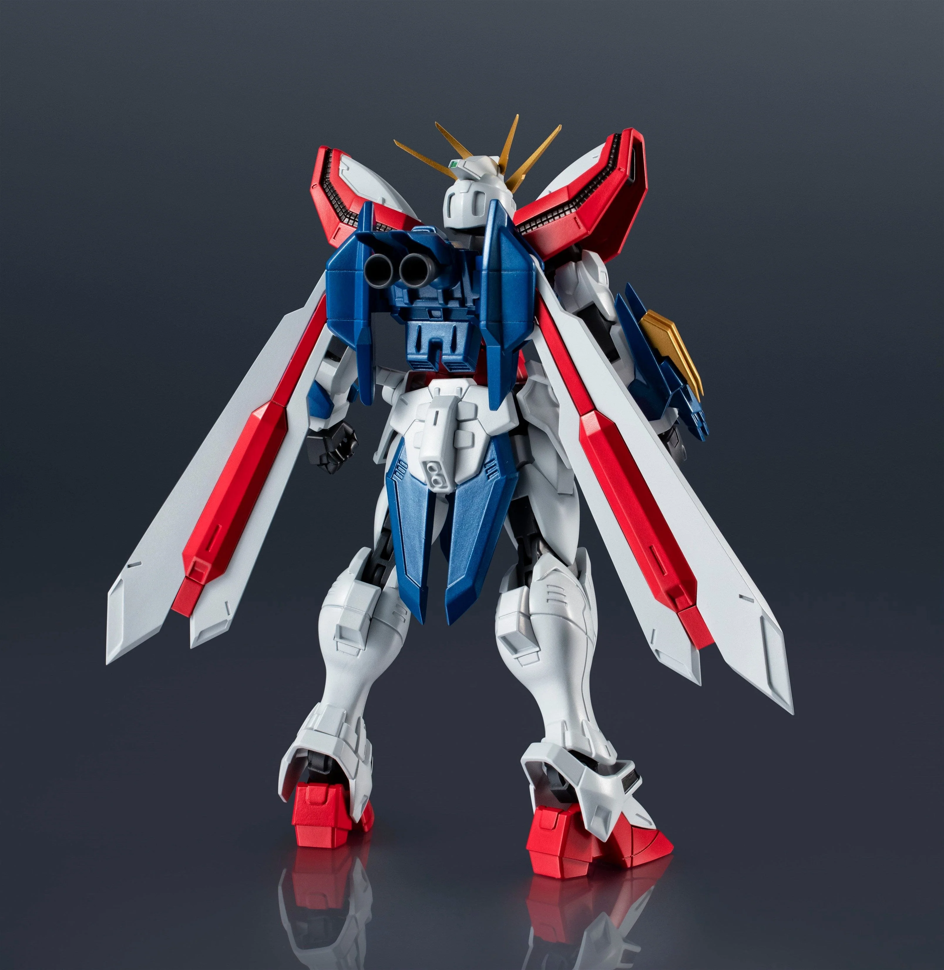 Action Figure: Mobile Fighter G Gundam - "GF13-017NJII Burning Gundam Renewal", Tamashii Nations Gundam Universe (6") - Image 3