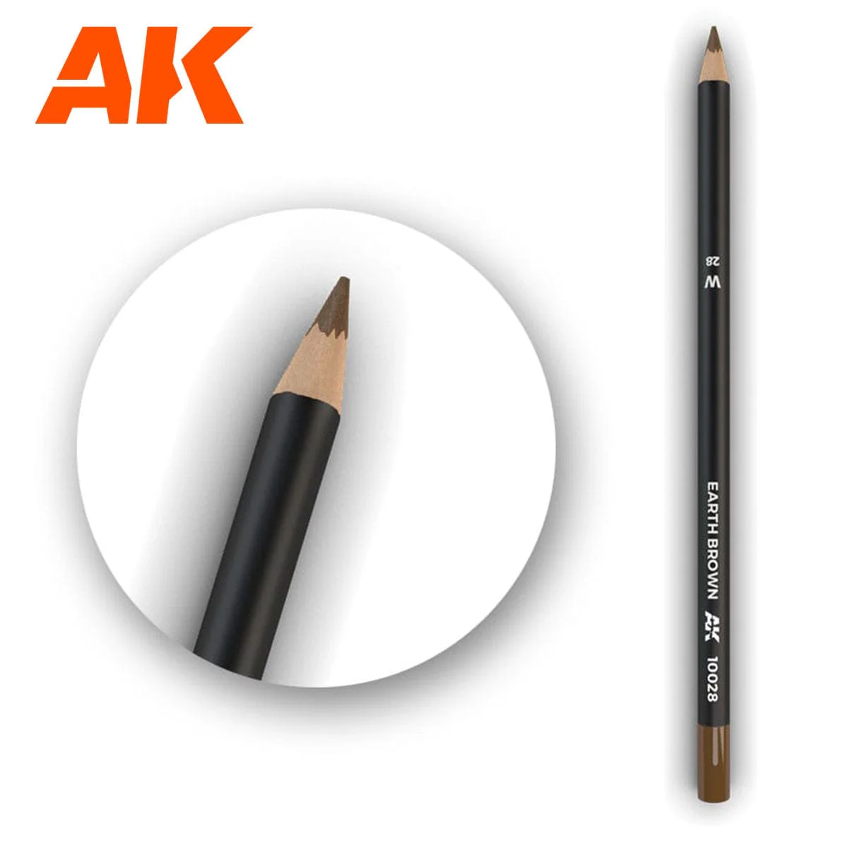 AK10028 AK Interactive: Weathering Pencils for Modelling - Earth Brown