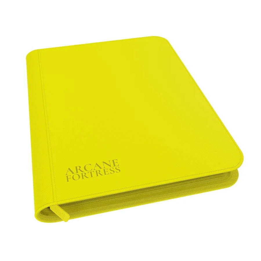 Arcane Fortress: Neon Color: Neon Yellow 9-Pocket Binder