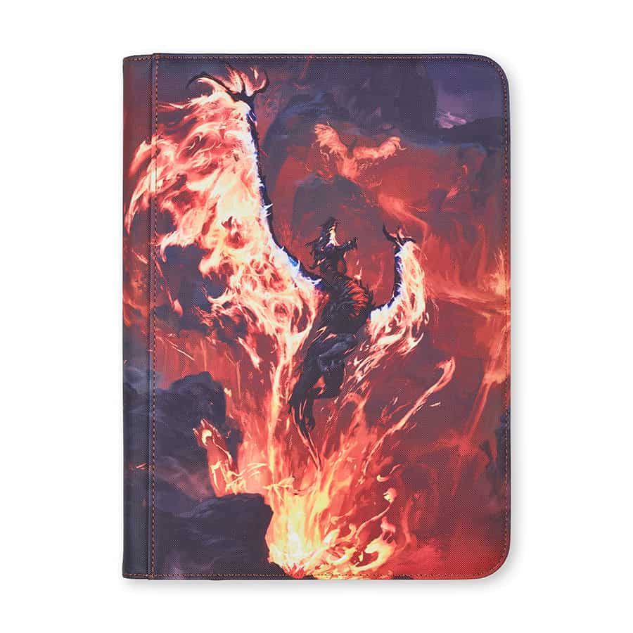 Arcane Fortress: Stained Glass Volcanic Rebirth 9-Pocket Binder