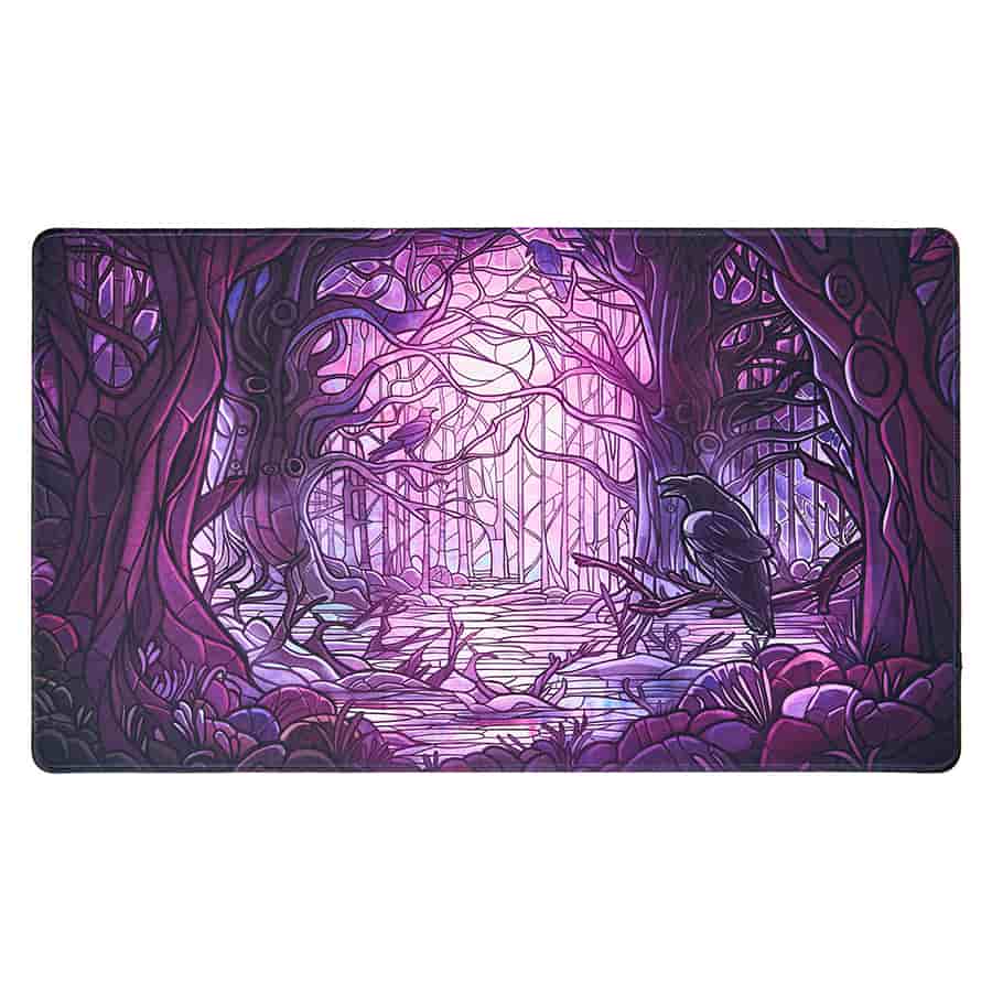 Arcane Fortress: Stained Glass: Decaying Swamp Standard Playmat