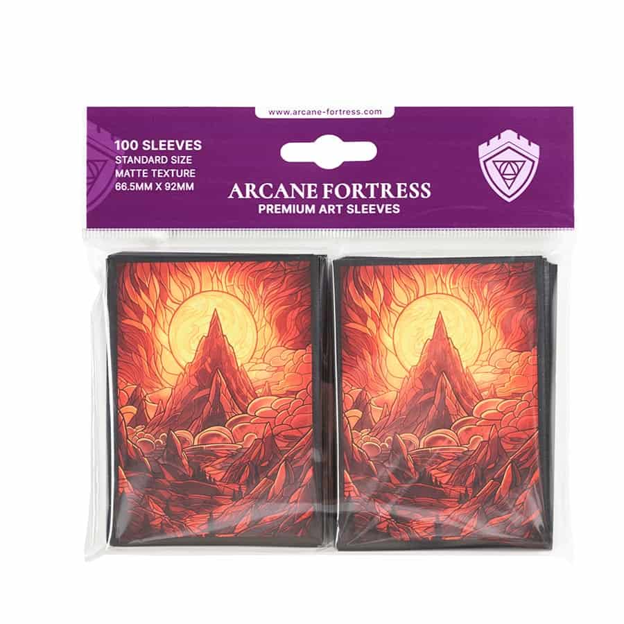 Arcane Fortress: Stained Glass: Fire and Ice Dragon Sleeves 100ct