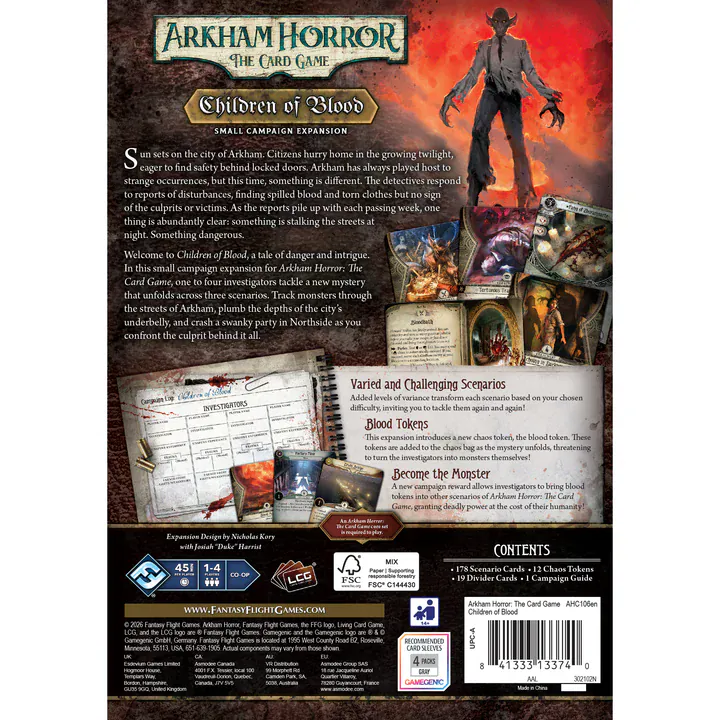 Arkham Horror: The Card Game – Children of Blood Small Campaign Expansion (Pre-Order) - Image 3