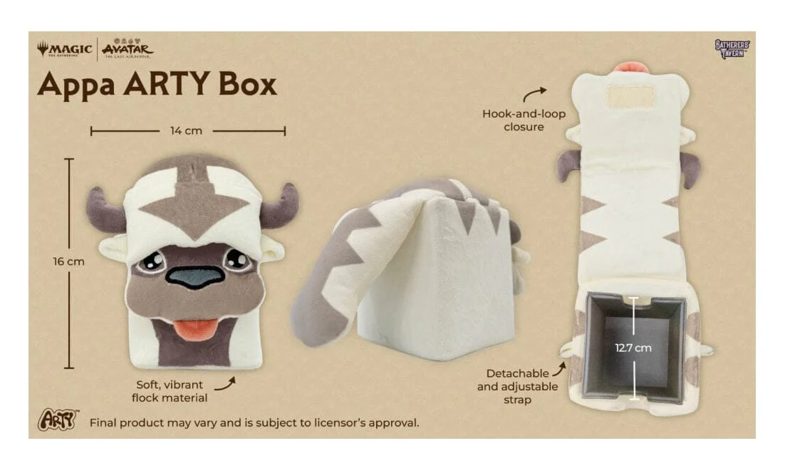 ARTY Deck Box: MTG - Avatar - Appa (Pre-Order) - Image 2