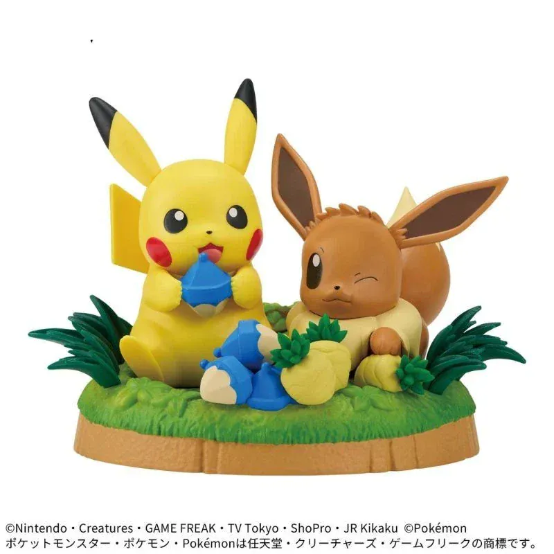 Banpresto: Pokemon - Mogu Mogu Time: Pikachu & Eevee Figure