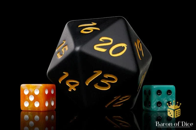 Baron of Dice: Big Ass D20 - Black Decay - Image 5