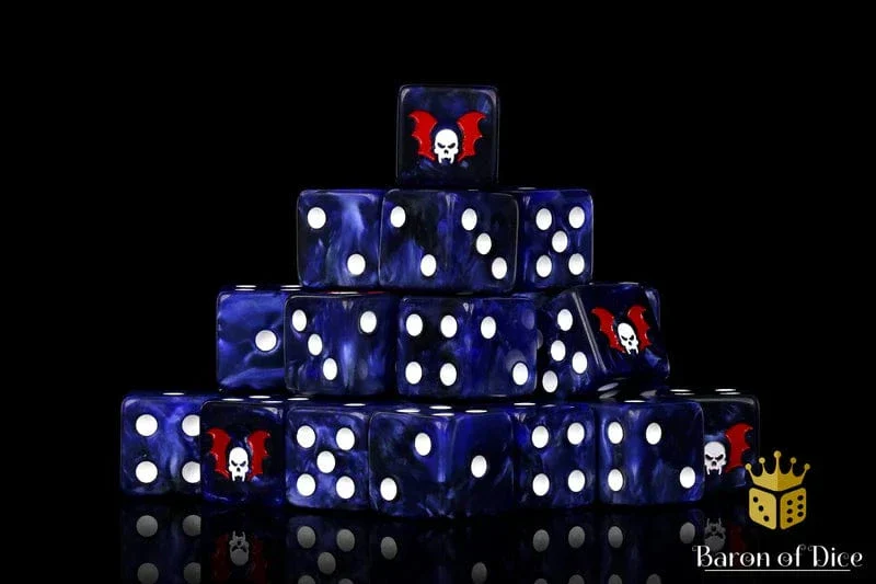 Baron of Dice: Claws of Midnight Square 16mm Dice
