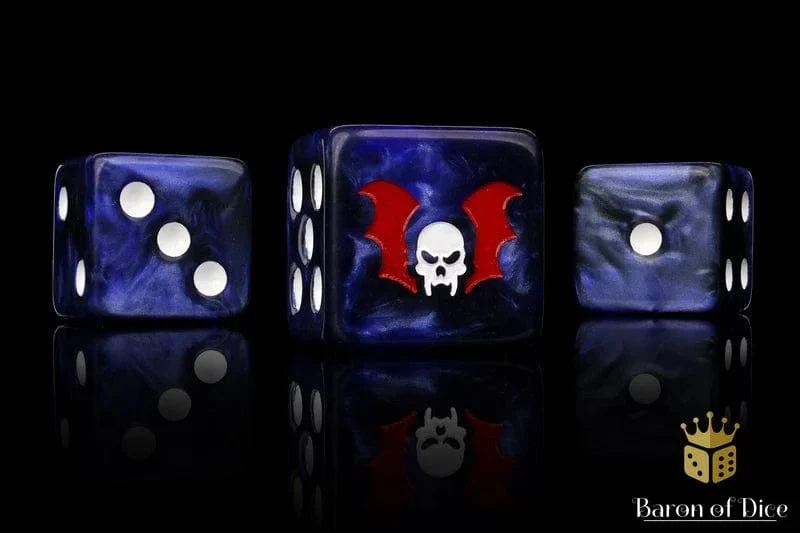Baron of Dice: Claws of Midnight Square 16mm Dice - Image 2