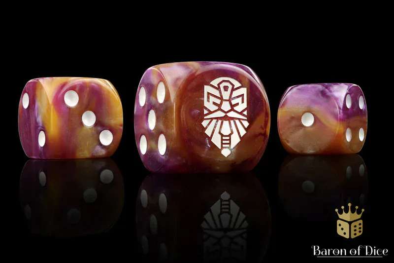 Baron of Dice: Dwarven Gold Dice - Set of 25