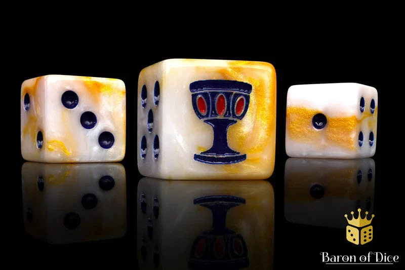 Baron of Dice: Holy Grail, 16mm Dice / Square Corner