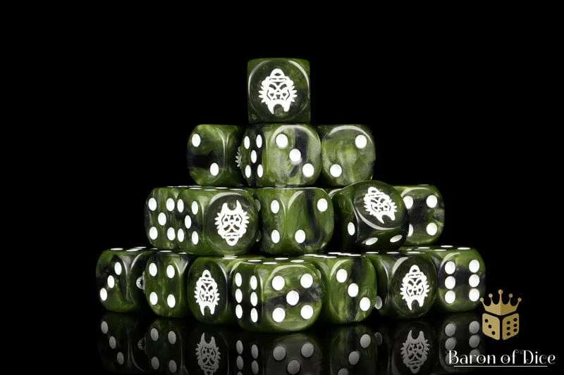 Baron of Dice: Officially Licensed W’adrhun Conquest 16mm Dice x10 Dice