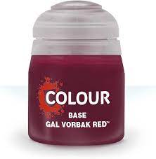 Warhammer Colour Paint: Base - Gal Vorbak Red (12ml)