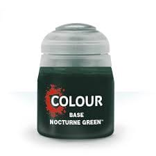 Warhammer Colour Paint: Base - Nocturne Green (12ml)