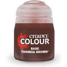 Warhammer Colour Paint: Base - Thondia Brown (12ml)