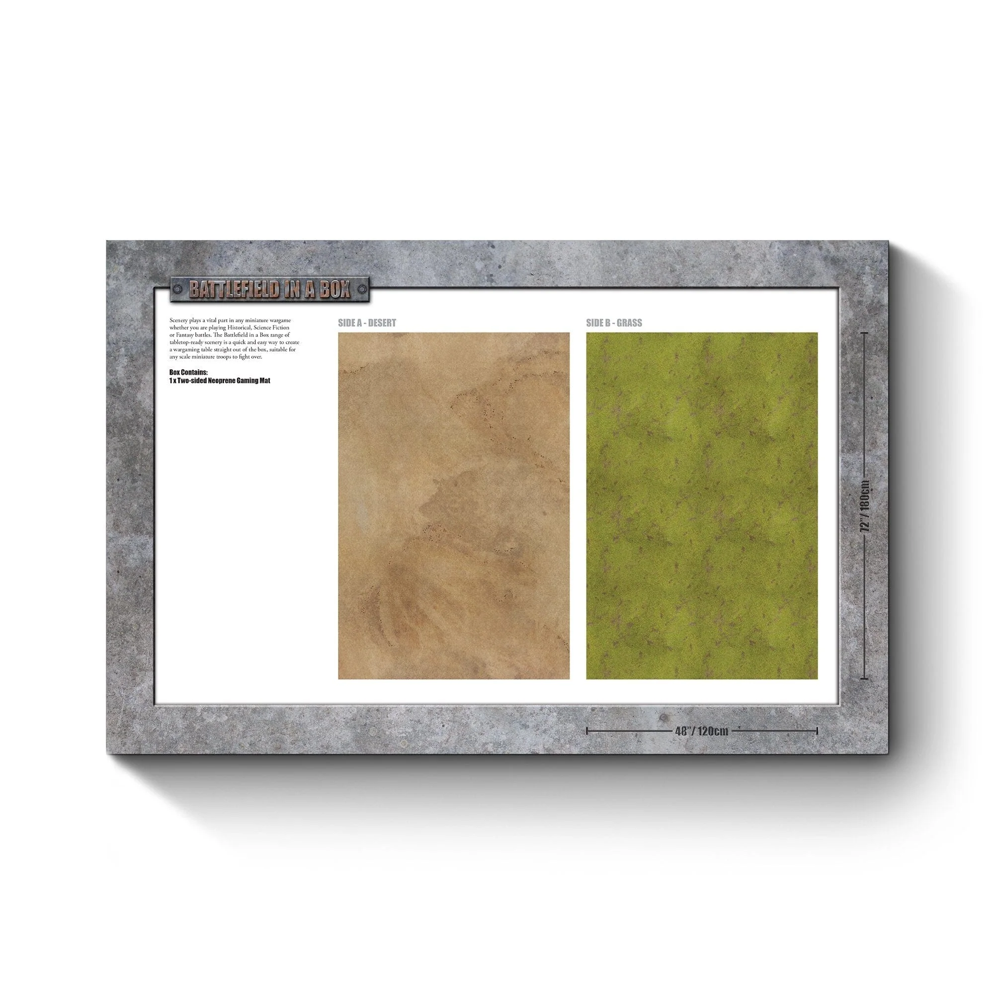 Battlefield in a Box: Desert / Grass Gaming Mat - Image 2