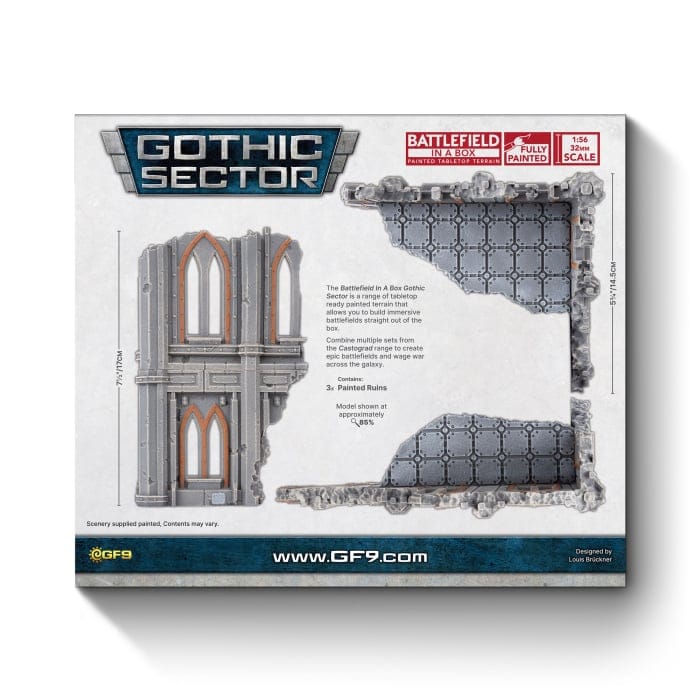 Battlefield in a Box: Gothic Sector: Castograd Hab Block Large Ruins - Image 2