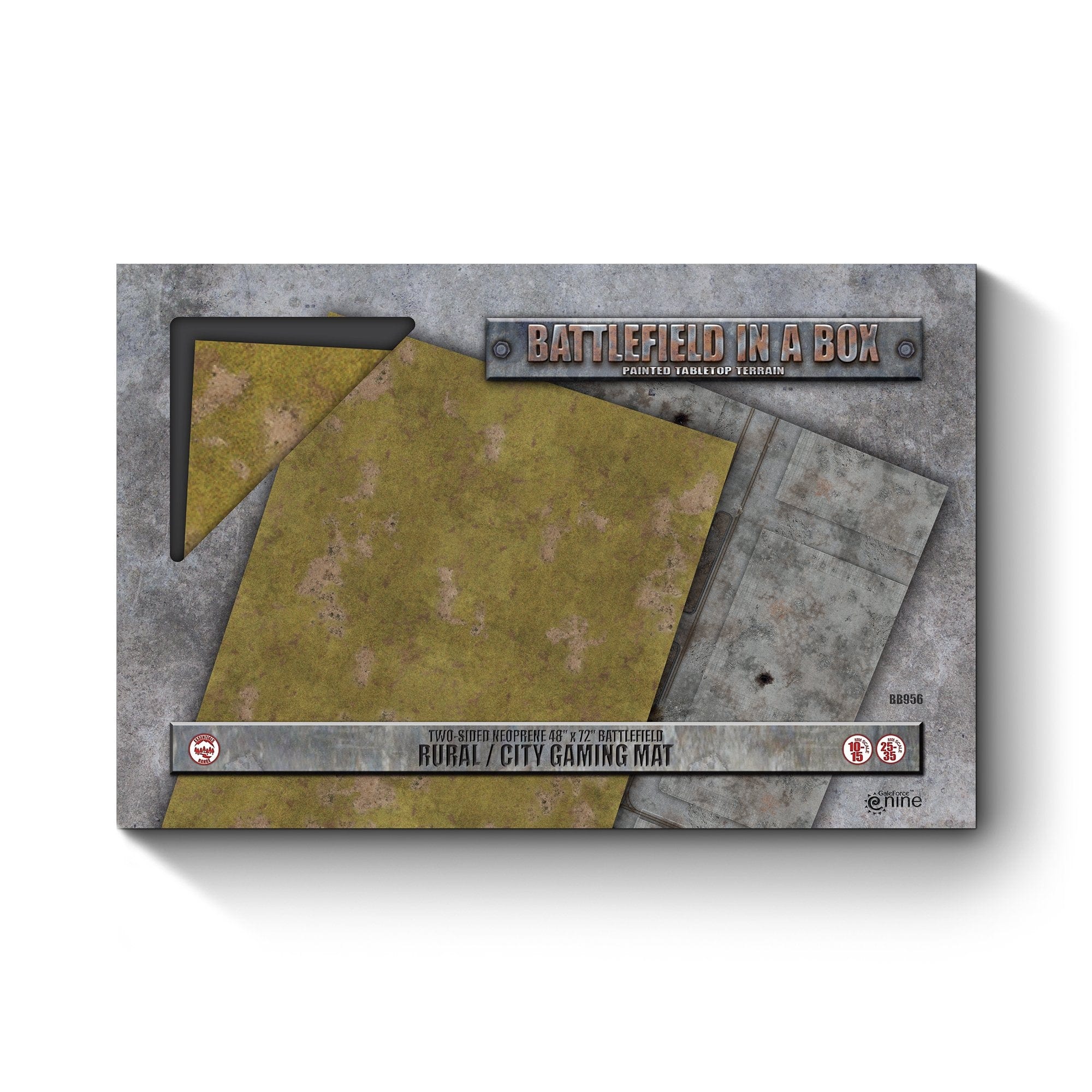 Battlefield in a Box: Rural / City Gaming Mat