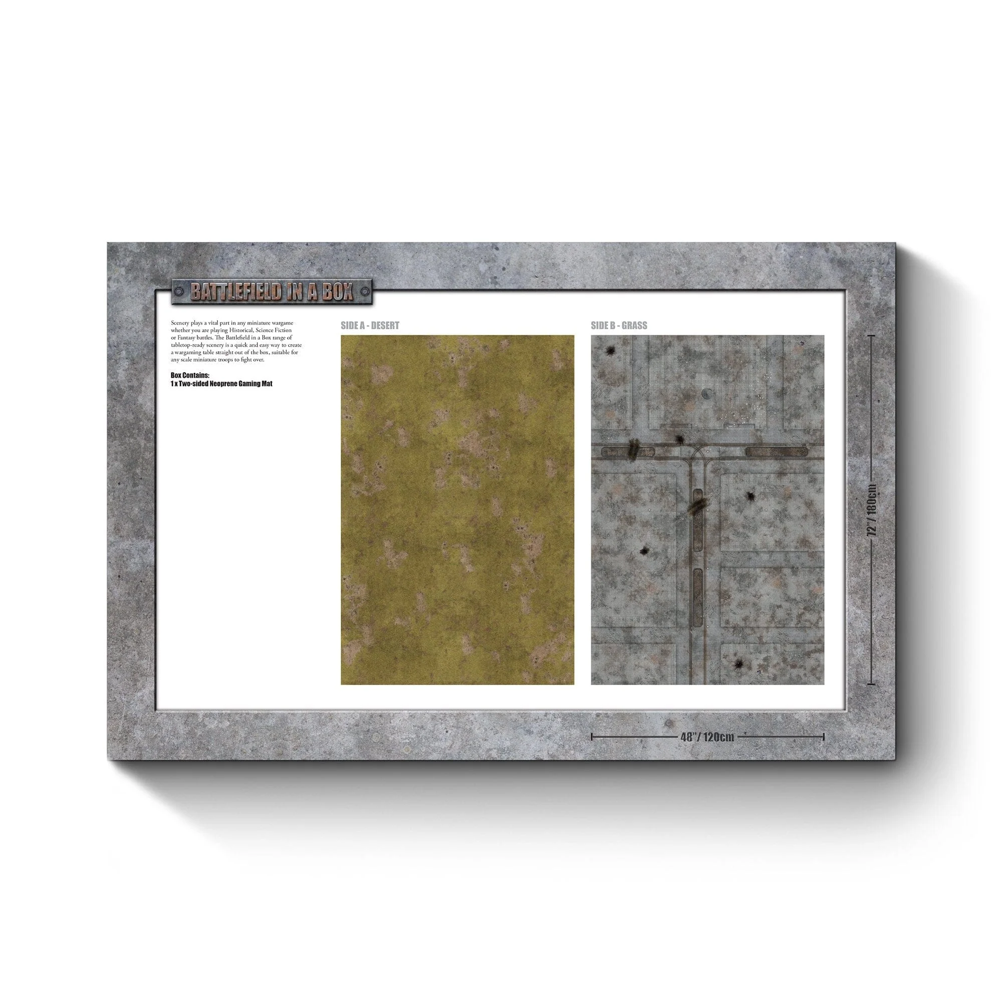 Battlefield in a Box: Rural / City Gaming Mat - Image 2