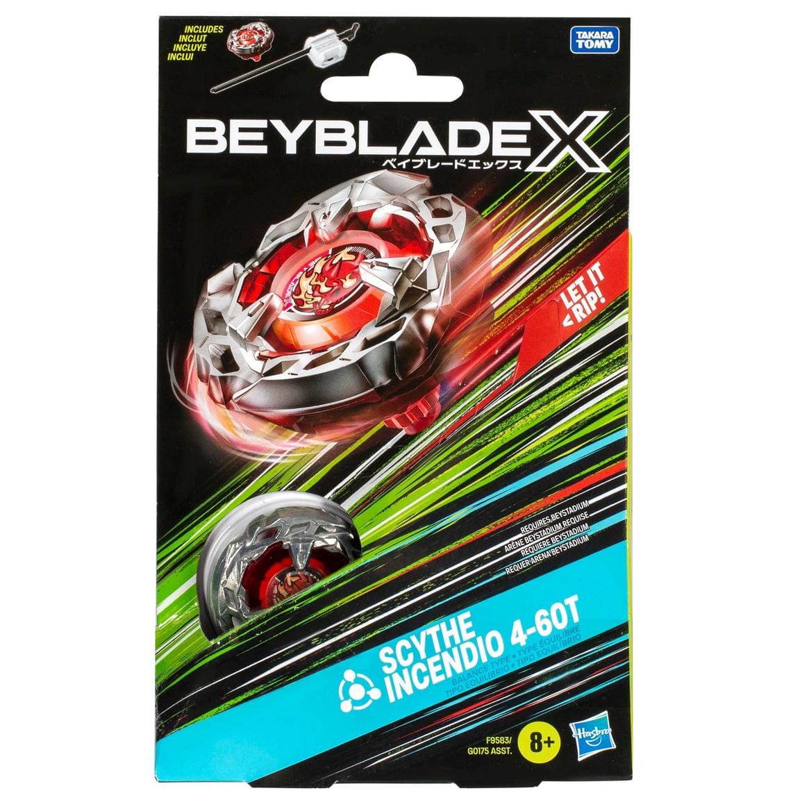 Beyblade X: Starter Set - Scythe Incendio 4-60T