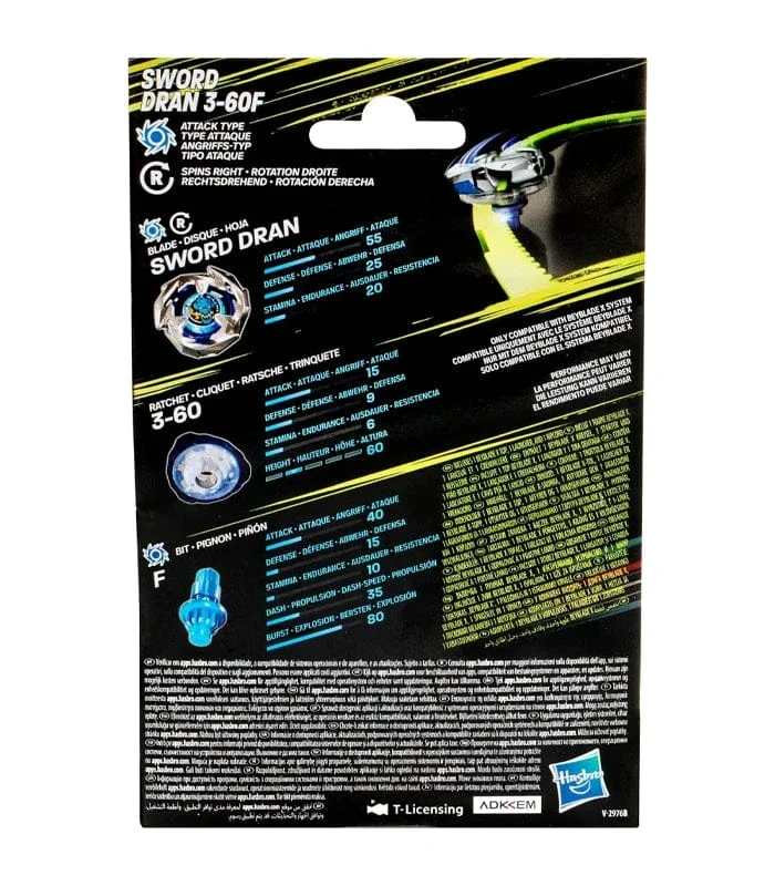 Beyblade X: Starter Set - Sword Dran 3-60F - Image 3