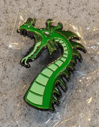 Black Oak Workshop: Dragon Pins (Green)