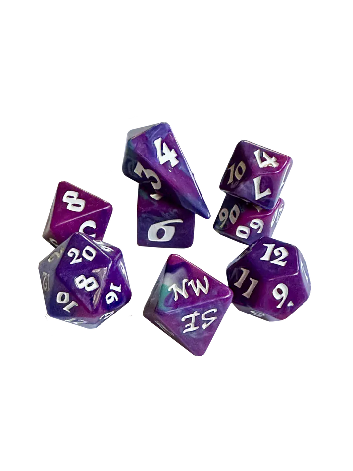 Black Oak Workshop: Expeditions - Darkshard 8-Dice Set