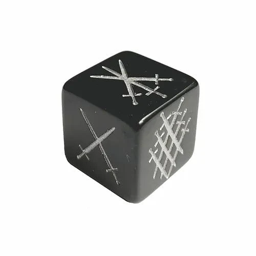 Black Oak Workshop: Swords in the Stone d6 Black