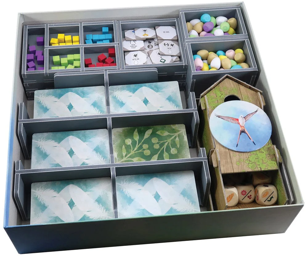 Folded Space: Board Game Insert for Wingspan, with Oceania and European Expansions
