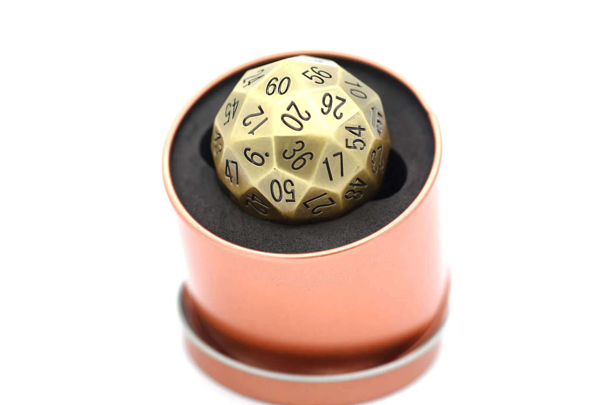 BRD6003: Titan's Fist Metal D60 Dice - Ancient Bronze