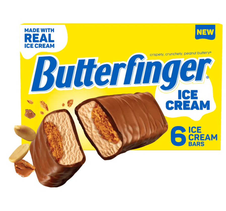 Butterfinger Ice Cream
