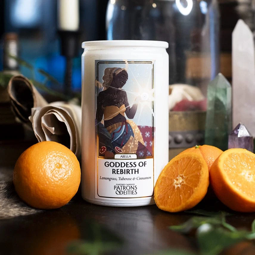 Cantrip Candles: Abella, Goddess of Rebirth 16 oz