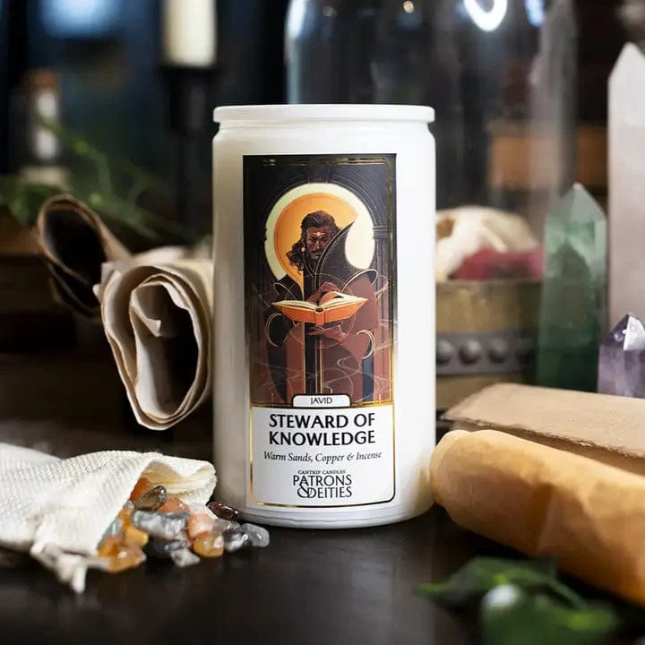 Cantrip Candles: Javid, Steward of Knowledge 16 oz