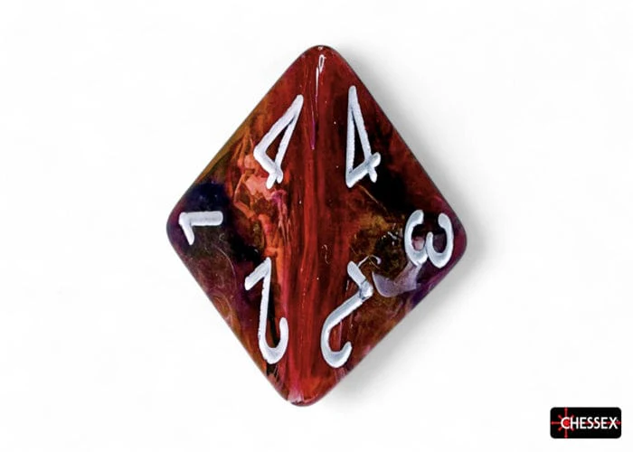 CHX27543: Chessex Festive Symphony/White Polyhedral 7-Dice Set - Image 6