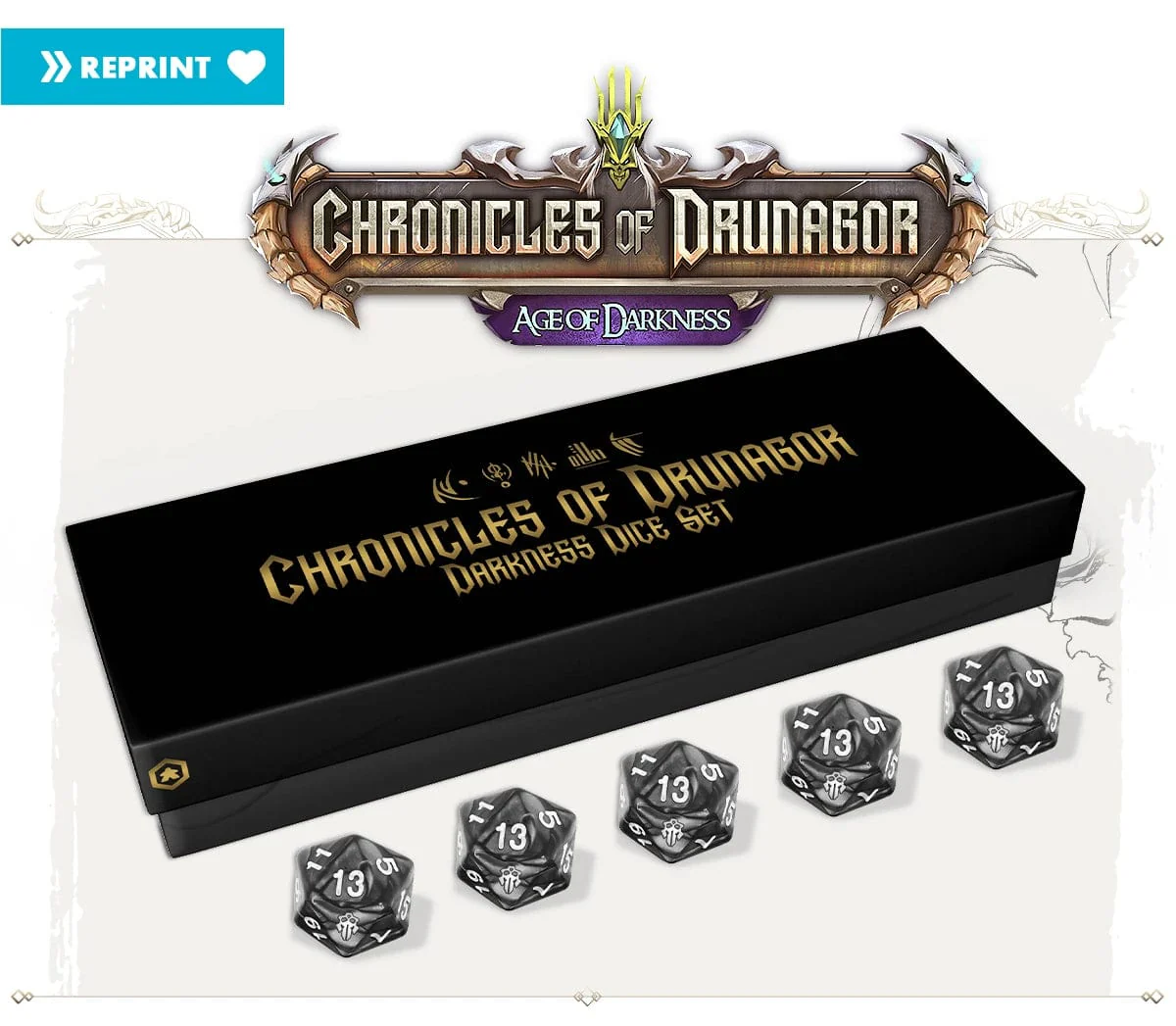 Chronicles of Drunagor: Age of Darkness - Dice Set
