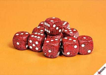 CHX25774 - Chessex Speckled Lava Stone D6 - 12ct Dice Block (Pre-Order) - Image 2