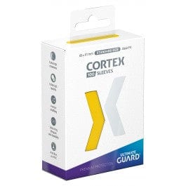 Cortex Sleeves: Standard Size Glossy Yellow (100ct)
