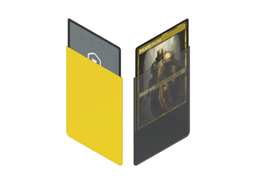 CURV Sleeves: Standard 100ct - Paladin Yellow