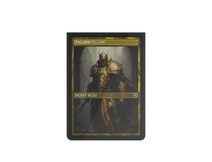 CURV Sleeves: Standard 100ct - Paladin Yellow - Image 2