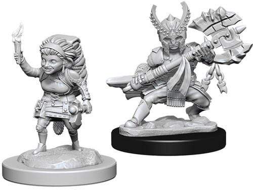 WZK73387 D&D Minis: Wave 6- Female Halfling Fighter