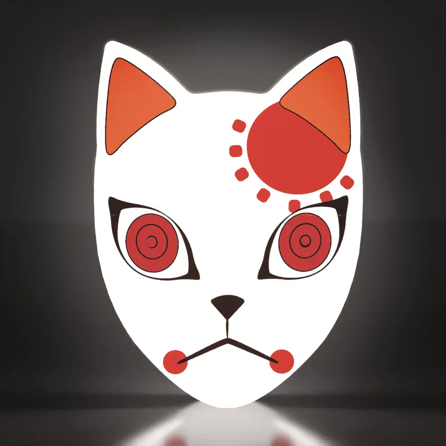 Demon Slayer Fox Mask Lamp
