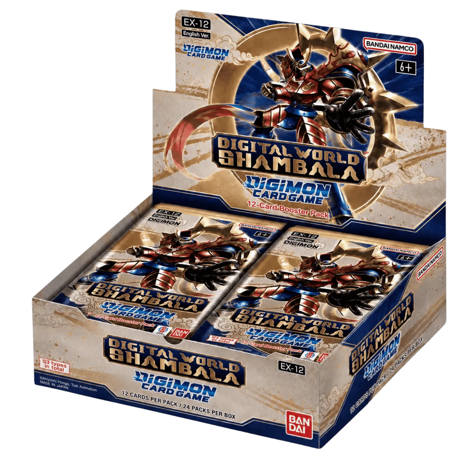 Digimon Card Game: [EX-12] Extra Booster - Digital World Shambala Booster Display