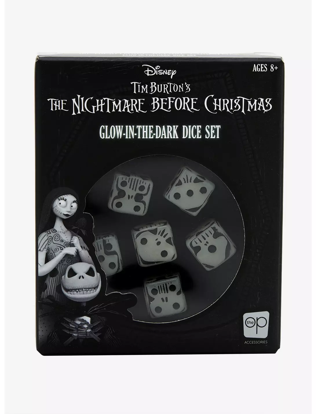 Disney The Nightmare Before Christmas: Premium Glow In The Dark Dice Set