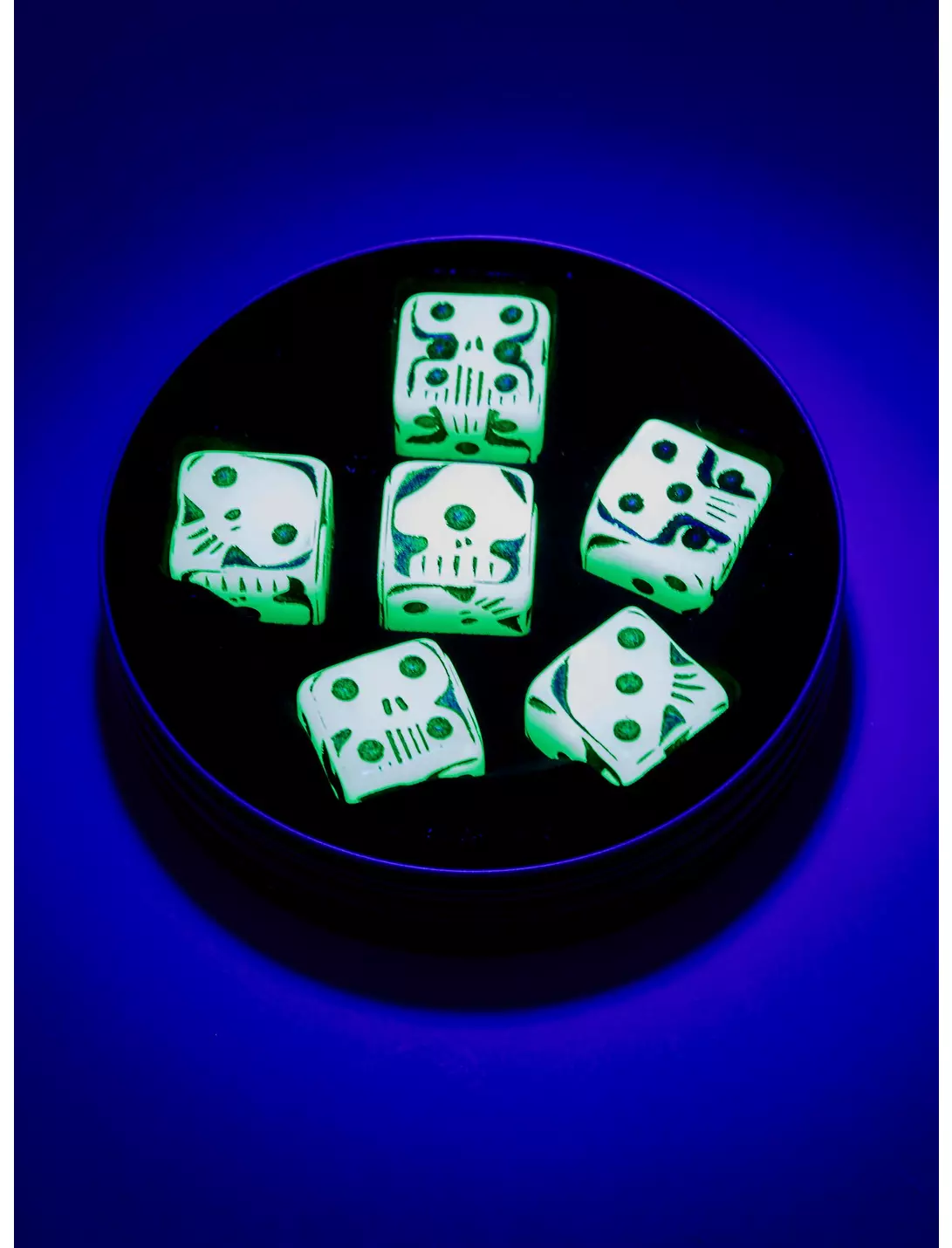 Disney The Nightmare Before Christmas: Premium Glow In The Dark Dice Set - Image 2