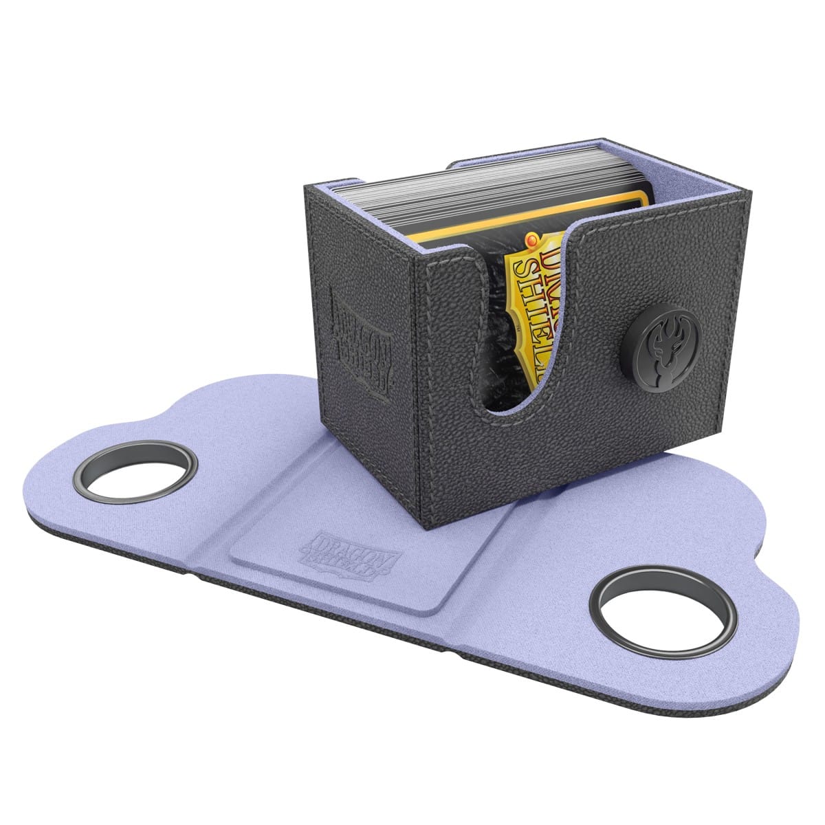 Dragon Shield Dragon Lock System: Deck Box 80+ - Black & Lilac (Pre-Order) - Image 2