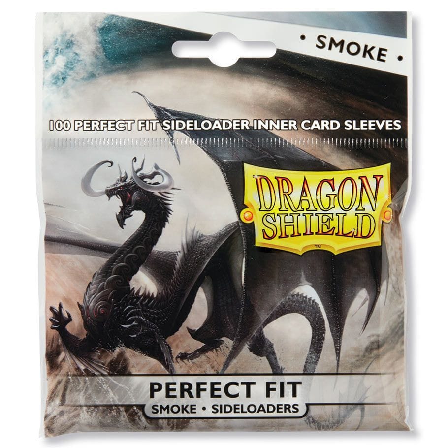 Dragon Shield: Perfect Fit Sideloader Sleeves - Smoke 100ct