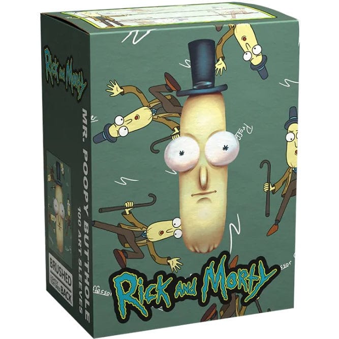 Dragon Shield: Brushed Art Sleeves - Rick and Morty "Mr Poopy Butthole" 100ct
