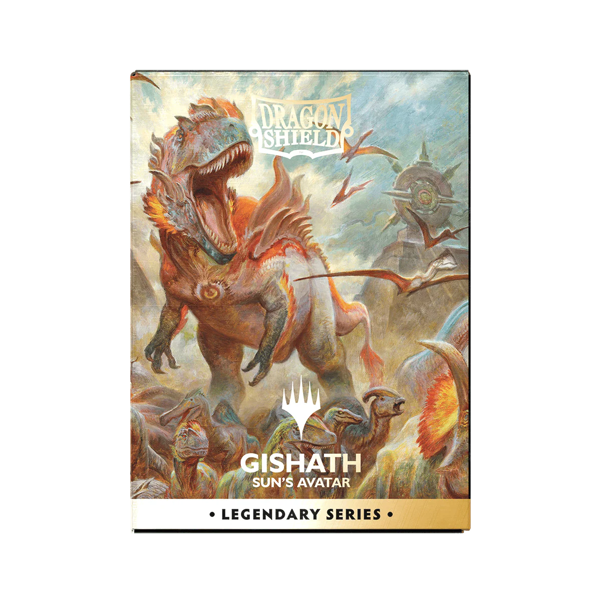 Dragon Shield Sleeves: Magic the Gathering | Legendary Matte Dual Art - Gishath Sun’s Avatar 50ct (Pre-Order)